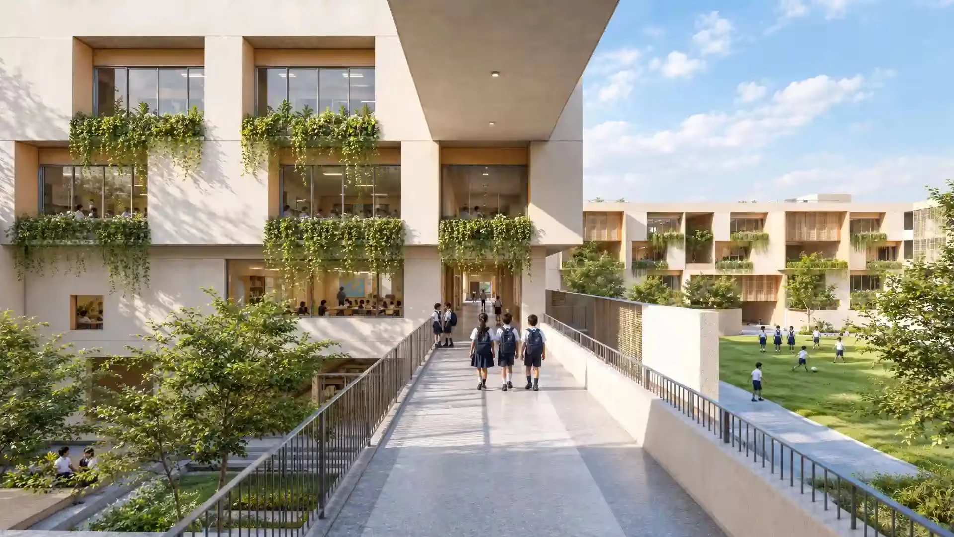 Campus Architecture and Walkways